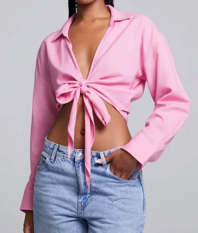 Shop Chaser Portofino Top In Rosewater Pink
