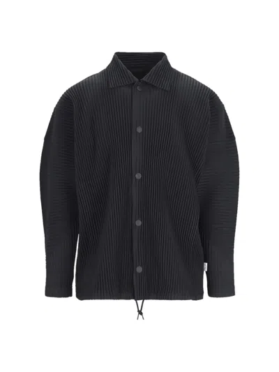 Shop Issey Miyake Homme Plisse'  Jackets In Black