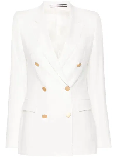 Shop Tagliatore Paris10 Double Breasted Jacket Clothing In White