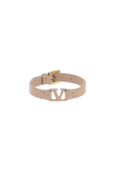 Shop Valentino Garavani Vlogo Signature Bracelet In Neutro