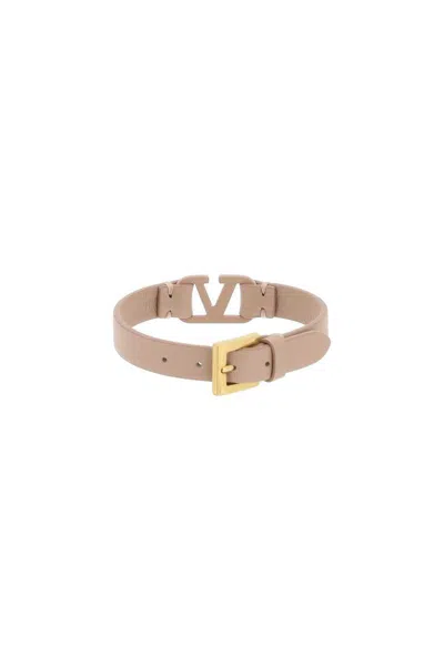 Shop Valentino Garavani Vlogo Signature Bracelet In Neutro