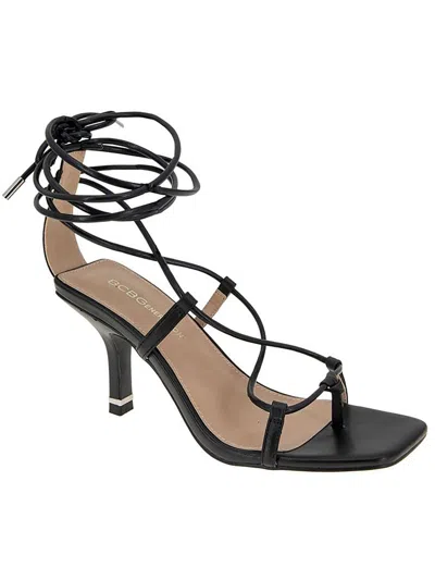 Shop Bcbgeneration Marxa Womens Leather Strappy Pumps In Black