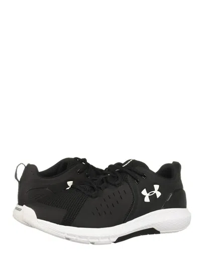 Shop Under Armour Men's Charged Commit Tr 2.0 Running Shoes - 6e Wide Width In Black/white