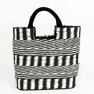 Shop Pia Rossini Dahlia Bag In Black/white