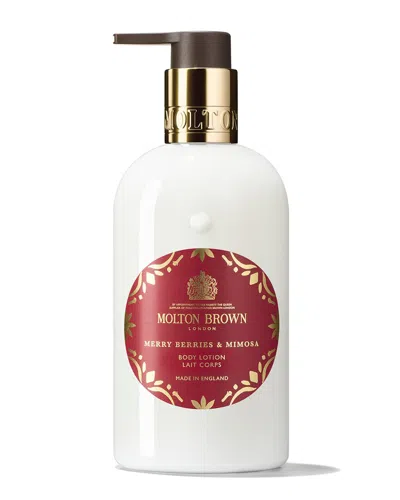 Shop Molton Brown London Unisex 10oz Merry Berries & Mimosa Body Lotion In Multi