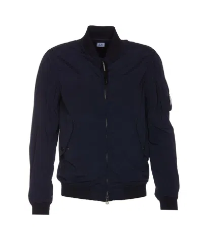 Shop C.p. Company Jackets In Blue