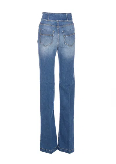 Shop Elisabetta Franchi Jeans In Blue