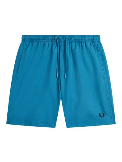 Shop Fred Perry Fp Classic Swimshort Clothing In Blue