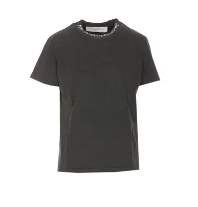 Shop Golden Goose T-shirts And Polos In Grigio