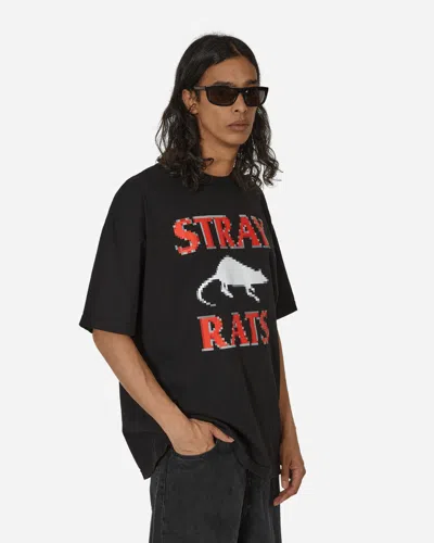 Shop Stray Rats Pixel Rodenticide T-shirt In Black