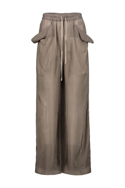 Shop Rick Owens Lido Pants Clothing In Nude & Neutrals