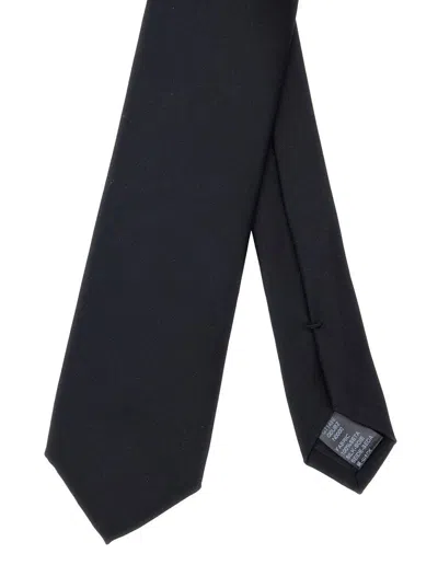 Shop Dolce & Gabbana Black Silk Tie