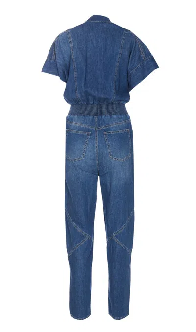 Shop Elisabetta Franchi Jumpsuits In Blue