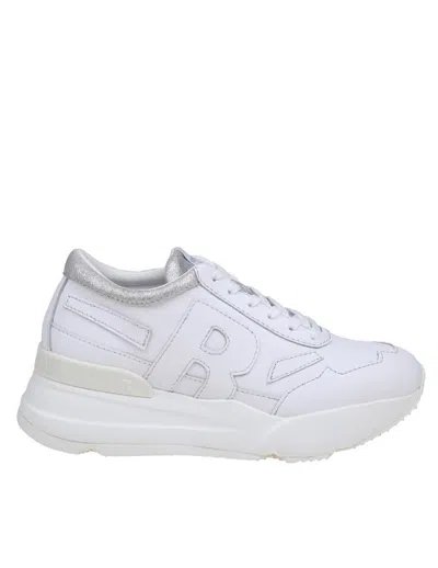 Shop Rucoline Leather Sneakers In White