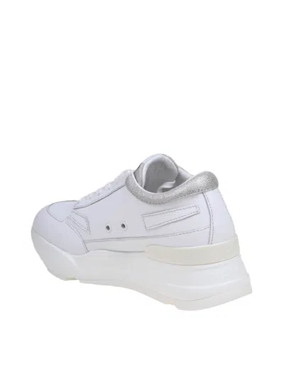 Shop Rucoline Leather Sneakers In White