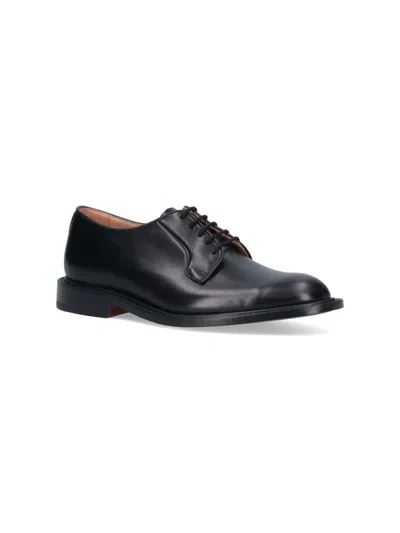 Tricker's Lace-up Business Dress Shoes In Black