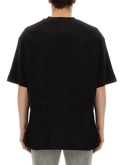 Shop Versace Jeans Couture T-shirts And Polos Black