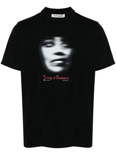 Shop Our Legacy Men Box T-shirt In Swing Of Pendulum Print
