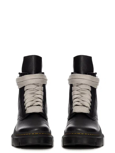 Shop Rick Owens X Dr Martens Men 1460 Dmxl Jumbo Lace Boot In 09 Black