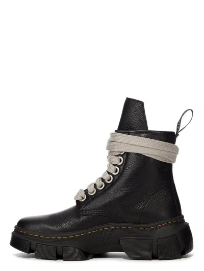 Shop Rick Owens X Dr Martens Men 1460 Dmxl Jumbo Lace Boot In 09 Black