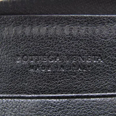 Shop Bottega Veneta Butterfly Black Leather Wallet  ()