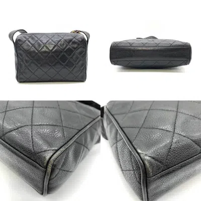 Pre-owned Chanel Black Leather Shoulder Bag ()