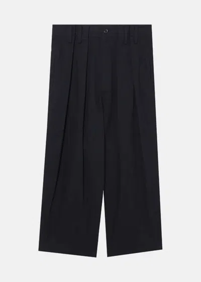 Shop Y's Black High-waist Straight-leg Trousers