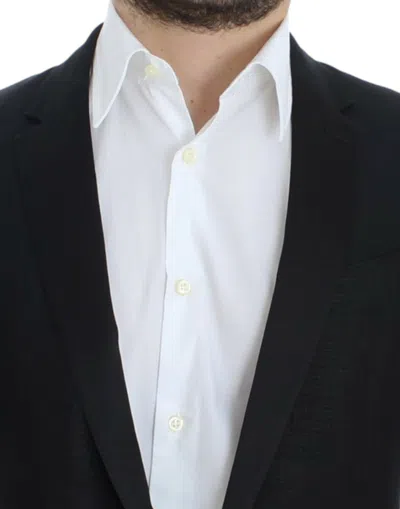 Dolce & Gabbana Elegant Martini Slim Fit Blazer Men's Jacket In Black