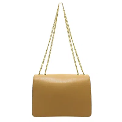 Shop Fendi Bag Bugs Brown Leather Shoulder Bag ()