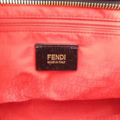 Shop Fendi Brown Canvas Tote Bag ()