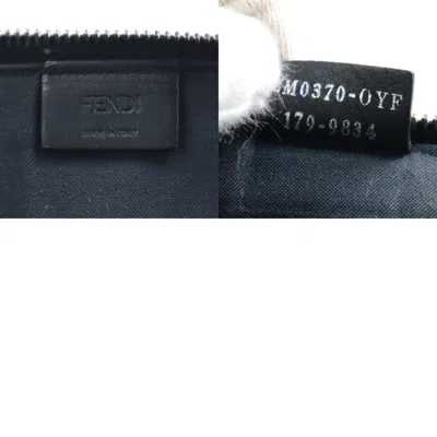 Shop Fendi Grey Leather Clutch Bag ()