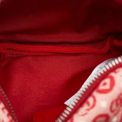 Shop Gucci -- Red Canvas Clutch Bag ()
