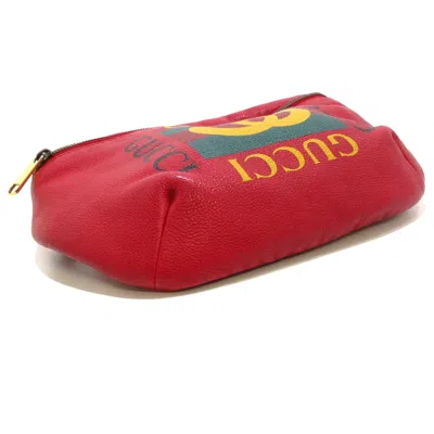 Shop Gucci Belt Bag Red Leather Clutch Bag ()