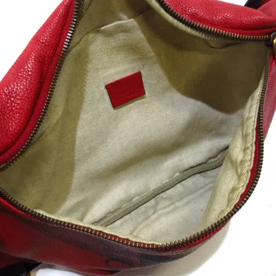Shop Gucci Belt Bag Red Leather Clutch Bag ()