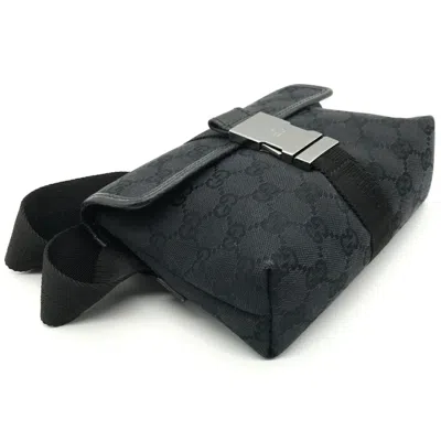 Shop Gucci Black Canvas Clutch Bag ()