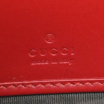 Shop Gucci Ssima Red Leather Wallet  ()