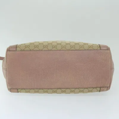 Shop Gucci Hobo Beige Canvas Shoulder Bag ()