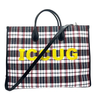 Shop Gucci Iccug Multicolour Synthetic Shoulder Bag ()