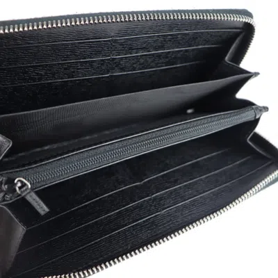 Shop Gucci Interlocking G Black Leather Wallet  ()