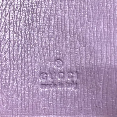 Shop Gucci Key Case Multicolour Leather Wallet  ()