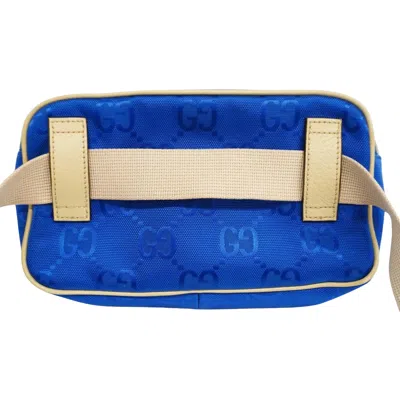 Shop Gucci Off The Grid Blue Synthetic Clutch Bag ()