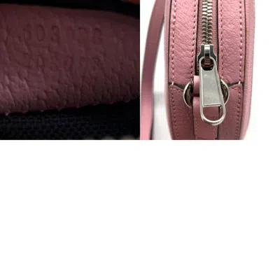 Shop Gucci Pink Canvas Shoulder Bag ()