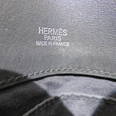 Shop Hermes Hermès Heeboo Black Canvas Tote Bag ()