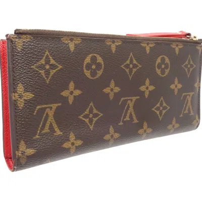 Pre-owned Louis Vuitton Adele Brown Canvas Wallet  ()