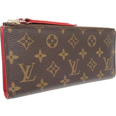 Pre-owned Louis Vuitton Adele Brown Canvas Wallet  ()