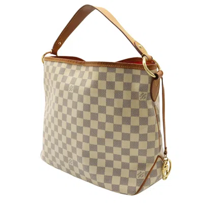 Pre-owned Louis Vuitton Delightful Beige Canvas Shoulder Bag ()