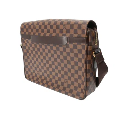 Pre-owned Louis Vuitton Shelton Brown Canvas Shoulder Bag ()
