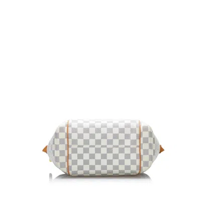 Pre-owned Louis Vuitton White Damier Azur Totally Pm Tote Bag ()
