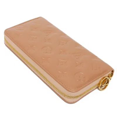 Pre-owned Louis Vuitton Zippy Pink Canvas Wallet  ()