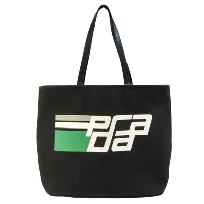 Shop Prada Black Canvas Tote Bag ()